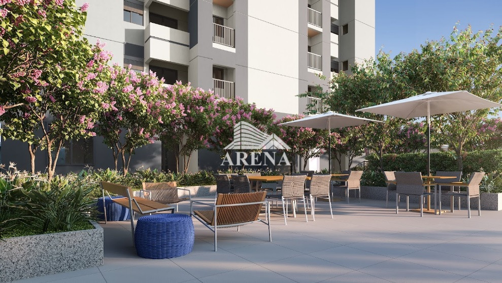 aptos de 56,68 a 89,55 m² com 2 ou 3 dormitórios com suíte