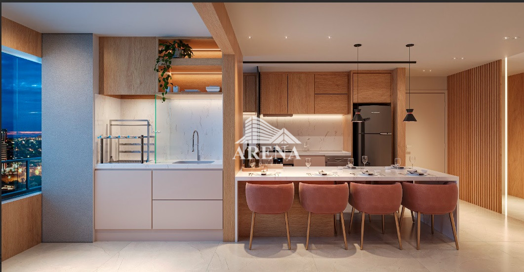 aptos de 56,68 a 89,55 m² com 2 ou 3 dormitórios com suíte