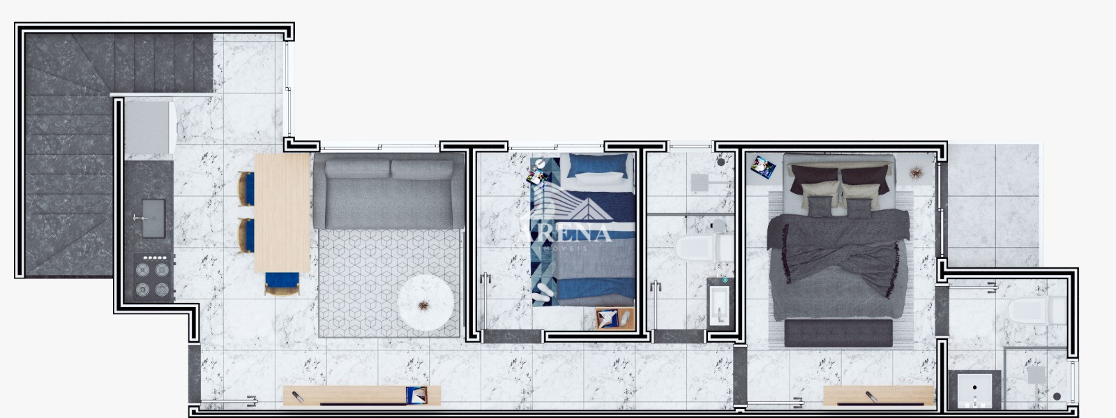 APARTAMENTO  sem condomínio 46 metros a venda por R$ 370 mil